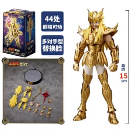 Original Anime Saint Seiya model kit toy Saint Seiya Phoenix Ikki Gemini Saga Shura Camus Action Figure Splicing Toy collect