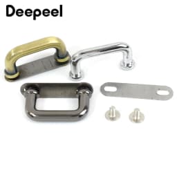 5/10/20Pcs 21mm Metal D-ring Buckles Arch Bridge with Screws Clasp Bag Handle Strap Connector Buckle Hardware Accessories