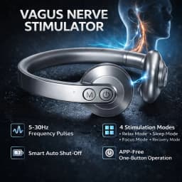 Remote Control Nerve Relaxer NonInvasive Ear Nerve Stimulator Improve Sleep Quality Reduce Tension Portable Stress Relief Device