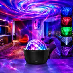 LED Galaxy Projector Light Colorful Galaxy Sky Projector Bedroom Night Light Kids Room Decoration Christmas Party Decoration