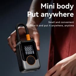 Cordless Car Tire Inflator Portable Air Compressor, 150 PSI Air Pump with Pressure Gauge, for Bicycle Bikes Motorcycles Balls