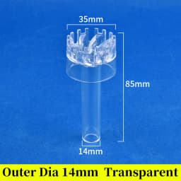 Aquarium Skimmer Acrylic Lily Pipe Spin Surface Inflow Aquarium Water Plant Filter Cleaning Tool Fish Tank Accessories 12~20mm