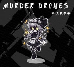 Murder Drones Season1 Uzi Doorman Absolute Solver Cyn Doll Mini Acrylic Stand Desktop Ornament Friends Christmas Gifts