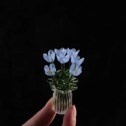 Simulation Glass Flowers 6/7Pcs Artificial Floral Stems for Realistic Home Fresh Decor and Gift Inspiration
