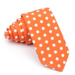 Cotton Men's Dots Neck Tie Classic Skinny Tie For Men Red Pink Black White Wedding Party Fashion Casual Man Business Cravat Gift