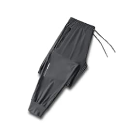 Summer New High Quality Ice Silk Pants For Men's Feet Tie Sports Elastic Quick Drying Sweat-absorbing Straight Leg Pants 2PCS