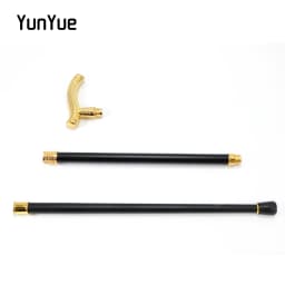 Luxury Gold Flower Wheatear Pattern Fashion Walking Stick Lady Party Decorative Cane Gentlemen Elegant Walking Stick Cosplay 93