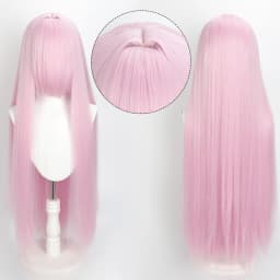 100cm Colourful Wig Long Staight Cosplay Anime Costume Party Wigs Synthetic Heat Resistant Wig