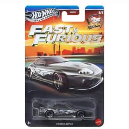 Hot Wheels Silver Series HNR88 Fast & Furious Q 1970 Dodge Charger Toyota Supra 1:64 Diecast Model Car 2026 New Collectible Gift
