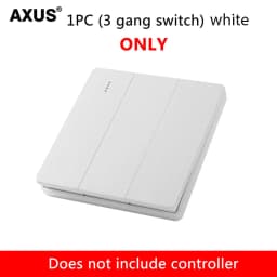 1 2 3 Channel Button 86 Type Wall Panel RF 433Mhz Remote Controller for RF433 Smart Switch RF433 for Home Led Light Lamp Fan