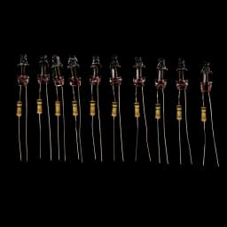 10Pcs/set High Quality Neon Light Bulbs 4*10mm 5*13mm Main Power Indicator With Resistance 220V Lighting Accessories F4 F5