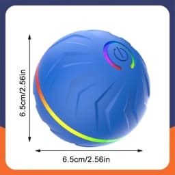 Interactive Smart Dogs Toys Balls - USB Automatic Moving Bouncing Ball for Puppy to Large Dog - Electronic Pets Ball Birthday Gi