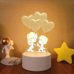 3D LED Lamp Creative 3D LED Night Lights Novelty Illusion Night Lamp 3D Illusion Table Lamp For Home Christmas Decorative Light