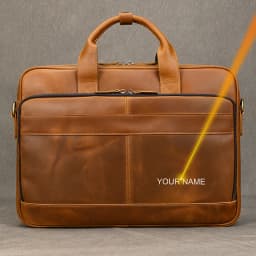 Men Briefcase Genuine Leather Laptop Bag 14 15.6" PC Doctor Lawyer Computer Bag Cowhide Male Briefcase Leather Men Business Bag