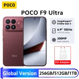 POCO F9 Ultra Smartphone Global Version Snapdragon® 8 Elite Gen 5 6.9" 185Hz display 200MP Camera 8050mAh 100W wired NFC 5G