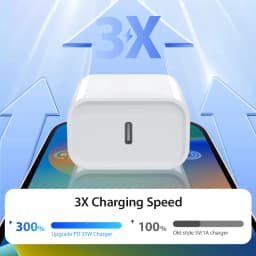 40W USB Type-C Fast Charger For iPhone 16 15 14 13 12 11 Pro Max Plus Phone Charger EU Adapter PD Fast Charge Cable Accessories