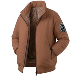 Men's Jacket Stand Collar Stamp Mens Parka Winter New Down Jacket Fleece Warm Jackets Men Business Leisure Coat Baseball Coats
