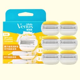 Gillette Venus Razor Blades 5Layers with Moisture Bars Women Skin-care Smooth Shave Coconut Scent Replacement Shaving Blade Head