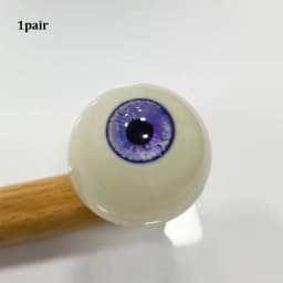 1pair 20mm Acrylic Fake Eyes Eyeballs with 3 Dimensional Fitting Eye 10 Styles Silicone Doll Simulation Eyeballs