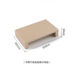 PU Leather Jewelry Store Display Case Ring Earring Bracelet Organizer Tray Pendant Necklace Chain Holder Neckform Stand Showcase