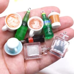 10PCS 8*34MM Cute Resin Bottle Charms Pendants Handmade Accessories Jewelry DIY Earring Necklace Keychain