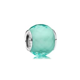 2024 new 925 glass pendant rainbow beads, suitable for European original bracelets, jewelry DIY accessoriesy Clip