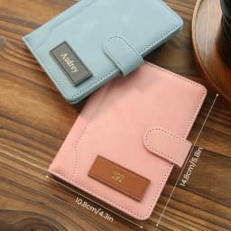 Personalized Name Passport Holder Custom Suede Matte Texture Faux Leather Passport Bag Handmade Travel Accessories Custom Gift