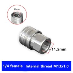 Pressure Washer Coupler 1/4 Inch Stainless Steel Quick Connect Fittings Male Female Accessories With Internal External Thread
