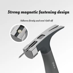DUKA Multifunctional Claw Hammer 8 OZ High Carbon Steel Claw Hammer Anti-skid Shockproof Woodworking Tools