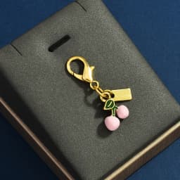 Bag Pendant Exquisite Cherry Butterfly Keychain Car Keychain Creative Fashion Women's Backpack Decoration Accessories Gifts