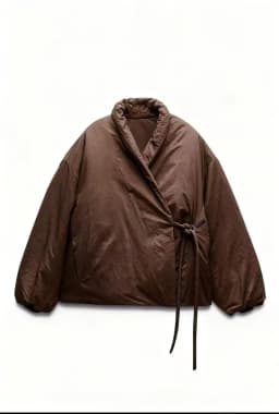2026 Spring Summer Women's Double-Breasted Kimono Style Niche Design Lace-Up Cotton Jacket