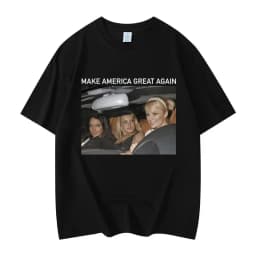 Funny Make America Great Again Meme Graphic T Shirts Fashion Aesthetic Short Sleeve T-shirts Unisex Casual Loose Cotton T-shirt