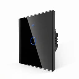White Black 1/2/3 Gang 2Way RF433MHZ Wifi Touch Switch Smart Home Wall Light Support Alexa Tuya App Remote