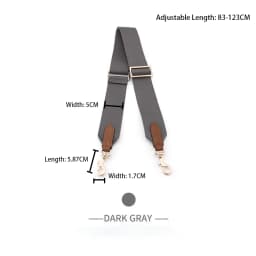 Wide Shoulder Strap Canvas Bag Strap Lengthened Slung Adjustable Strap Durable Replacement Bag Belt Bag Accessories