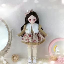 30cm Kawaii BJD Doll Girl 6 Points Joint Movable Doll with Fashion Clothes Soft Hair Dress Up Girl Toys Birthday Gift Doll New