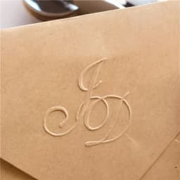 Customize Embossing Stamp Wedding Monogram Embosser Stamp, Personalized 2 Initials Embosser Stamp, Wedding Gift, Hand Held Embos