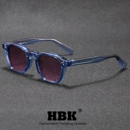 HBK Fashion Retro Men Sunglasses Classic Square Frame Design Sun Glasses Women Outdoor Travel Party Business Festival Gift