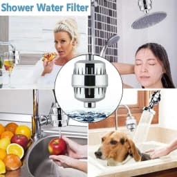 Filter Element 15-20 Grade Water Purification Household Water Purifier Shower Filter Set Bathing To Remove Residual Chlorine