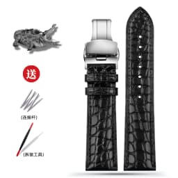 Alligator Watch Strap 12mm 14mm 15mm 16mm 17mm 18mm 19mm 20mm 21mm 22mm Black Brown Blue Crocodile Skin Watchband for Any Brands