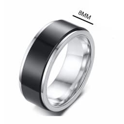 Anxiety Ring Figet Spinner Rings For Women & Men Stainless Steel Rotate Freely Spinning Anti Stress Accessories Jewelry Gifts