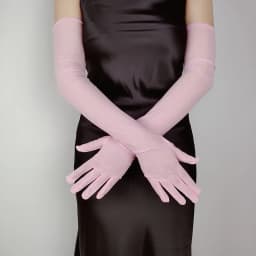 Summer Women UV Sunscreen Elasticity Mesh Driving Sun Glove Sexy Long Lace Fun Flirt Black Silk Thin Arm Sleeve Mitten H98