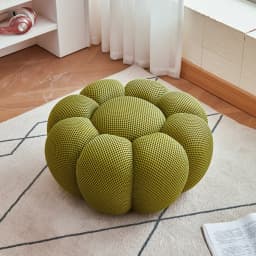 Modern Sofa Pumpkin Footstool Ottoman Hallway Ottoman Foot Rest Home Living Room Furniture Stool Footrest Stools Ottomans