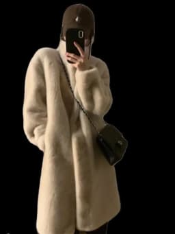 Winter 2026 New Women's Thickened Long Fur Coat Eco-friendly Synthetic Mink Fur Outerwear Korean Style Loose Fit Commute Wind