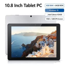10.8 INCH 4GB RAM 64GB ROM WINDOWS 10 Tablet PC Intel Celeron N3450 CPU Core 1.1GHz Quad Core 1920 X 1280 IPS Screen WIFI