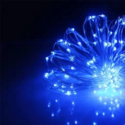 LED Outdoor Light String Fairy Garland Battery Power Copper Wire Lights For Christmas Festoon Party Wedding 8 Colors