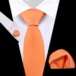 Business Tie For Men Set Necktie Cufflink Classic Handkerchief Suit For Wedding High Quality Stripe Tie Set Formal Gravata Gift