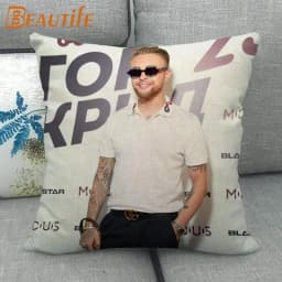 New Arrival Egor Kreed Pillowcase Bedroom Home Decorative Cover 45x45cm Square Zipper Pillow Cases Cotton Linen Fabric No Fade