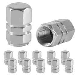 Hex Aluminum Explosion-proof Valve Caps Fit Car & Moto Block Dust Rust Choose Seal Ring or No Ring Various Colors for Wheels