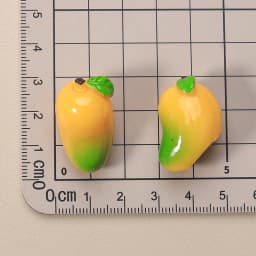 Mini Simulated Fruit Ornament Watermelon Avocado Grape Lemon Peach Micro Landscape Dollhouse Miniature Toy Car Decoration