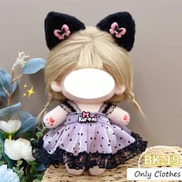 Cute Dres JK Uniform Clothes for 20cm Cotton Plush Cartoon DIY Doll Dress Up Clothing Skirt Suit Socks Toy Accessories Girl Gift
